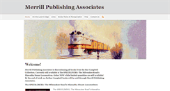 Desktop Screenshot of merrillpublishingassociates.com