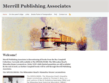 Tablet Screenshot of merrillpublishingassociates.com